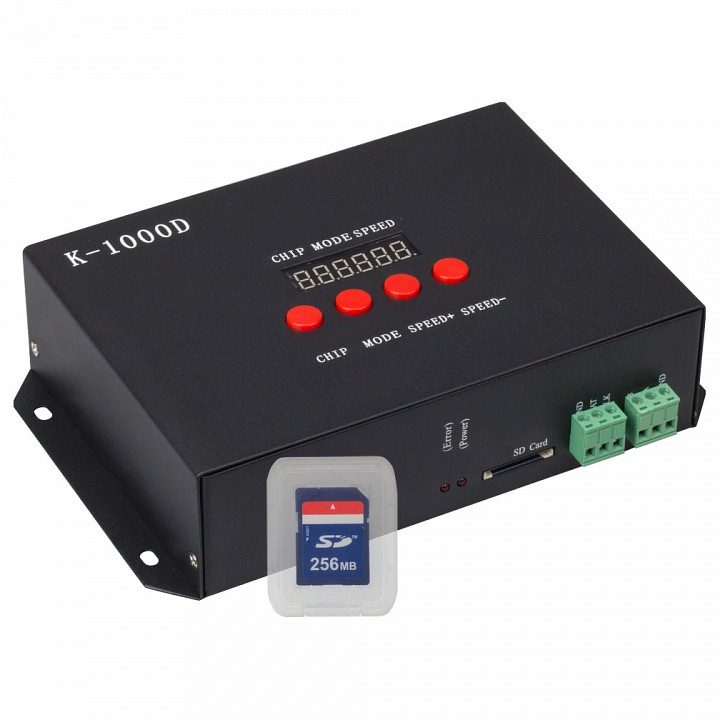 Контроллер-регулятор цвета RGB Arlight DMX DMX K-1000D (SD-card, 512 pix)