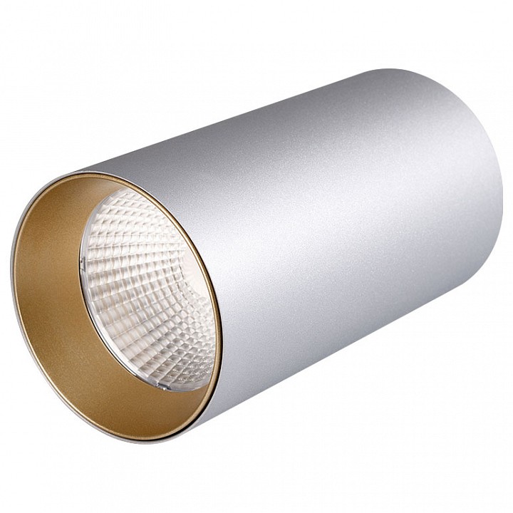 Накладной светильник Arlight Sp-polo-r85 SP-POLO-R85-1-15W Day White 40deg (Silver, Gold Ring)