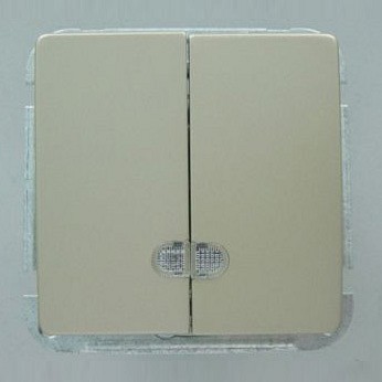 Выключатель двухклавишный без рамки Imex 1188L 1188L-S300