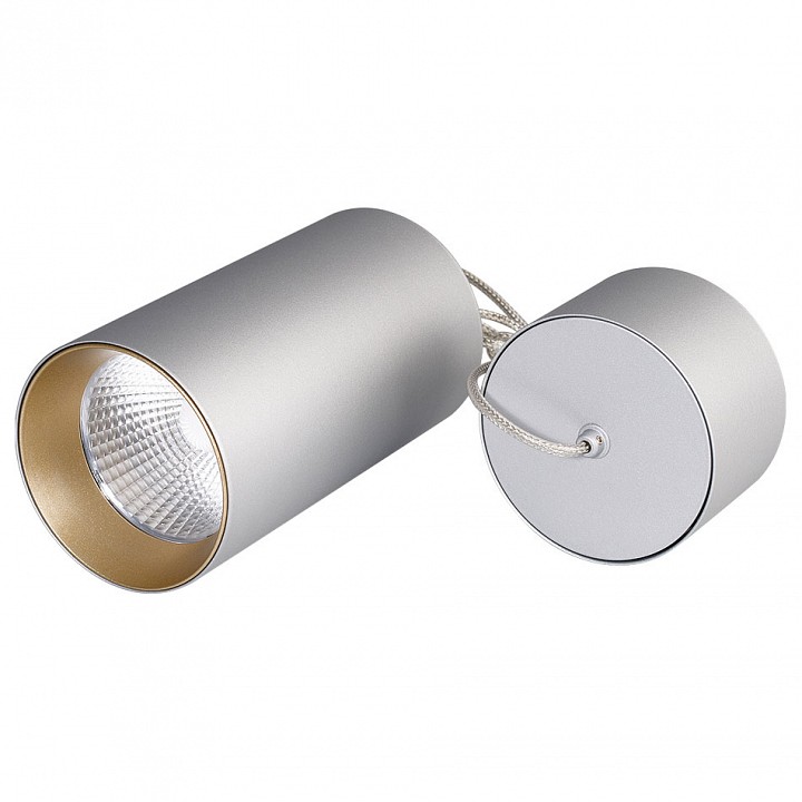 Подвесной светильник Arlight Sp-polo-r85 SP-POLO-R85-2-15W Day White 40deg (Silver, Gold Ring)